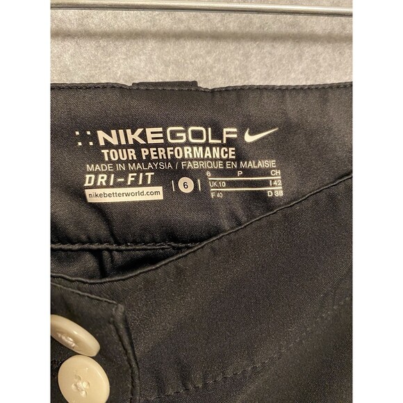Nikegolf Nike Golf Skort Skirt Shorts Womens 6‎ Black Tour Performance Dri-Fit - Picture 5 of 14